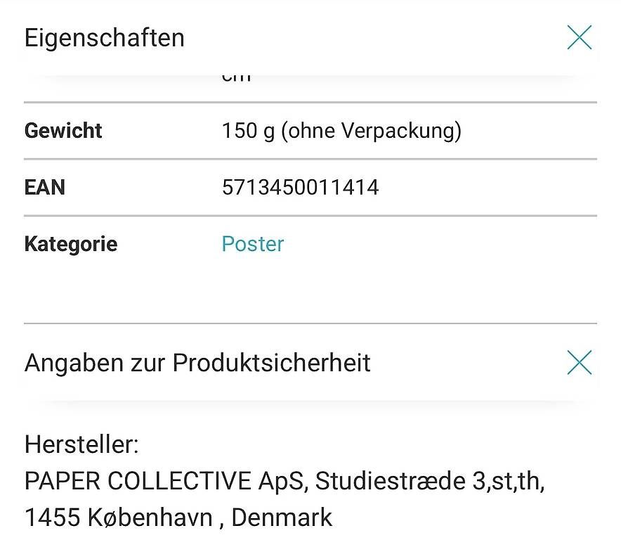 Foto & Immagini: Paper Collective Soft Yellow Poster 50x70cm – Usato da Solothurn venduto da f.e. 3