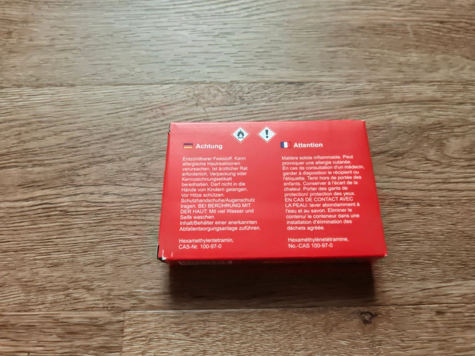 Kit di modellismo & Modellini statici: Wilesco Trockenbrennstoff Witabs – Usato da Kefikon TG venduto da Mitx 1