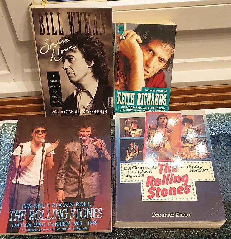 Libri: Rolling Stones Bücher, 4 Stück, Deutsch – Usato da Beringen venduto da Senna4