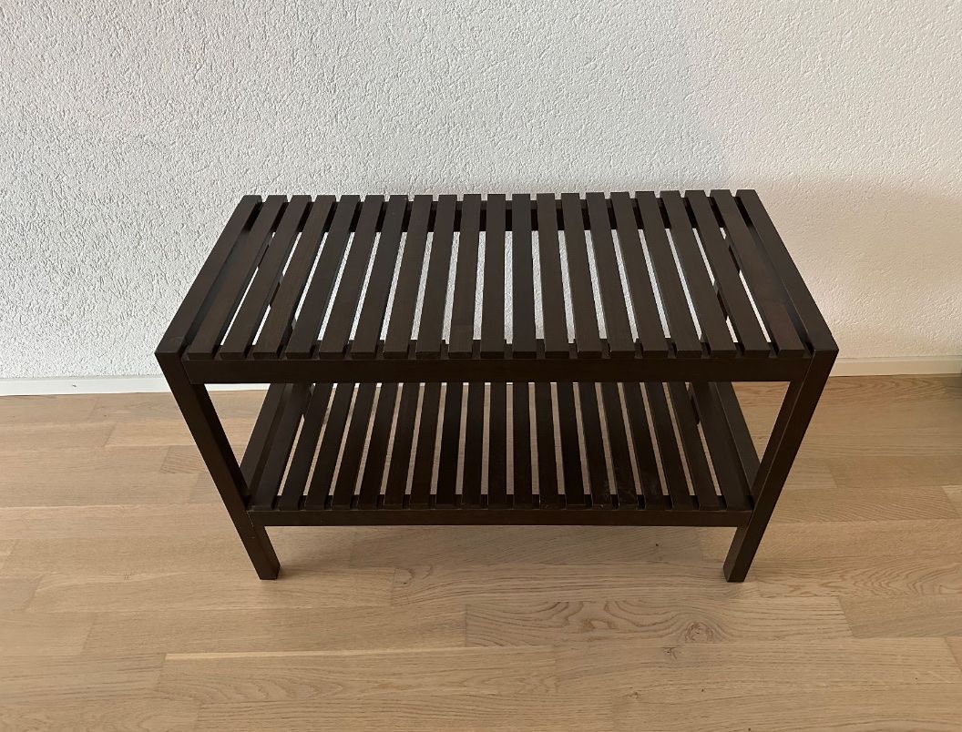 Ikea Scaffali: Ikea Badezimmerregal Holzbank Schuhregal – Usato da Weinfelden venduto da pro_chy2