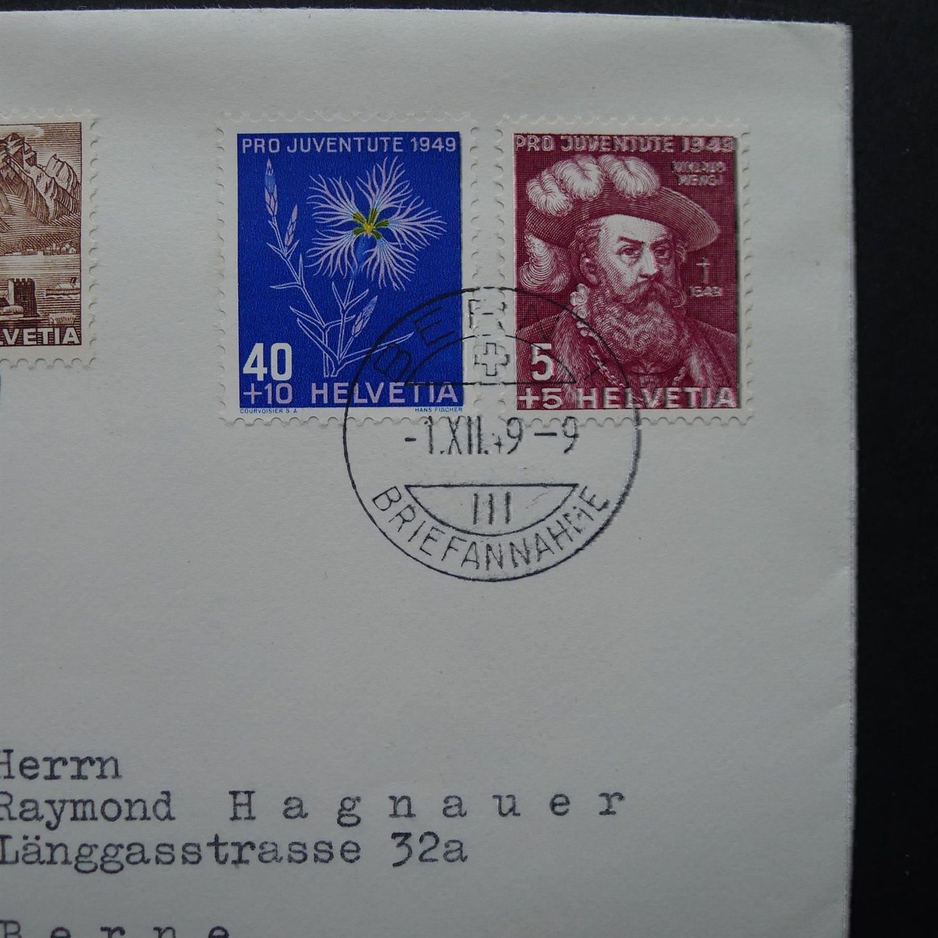 Alle Briefmarken: 1949 Ersttag Briefe Nr. J129-J132 – Gebraucht aus Dagmersellen von wyss1982 2
