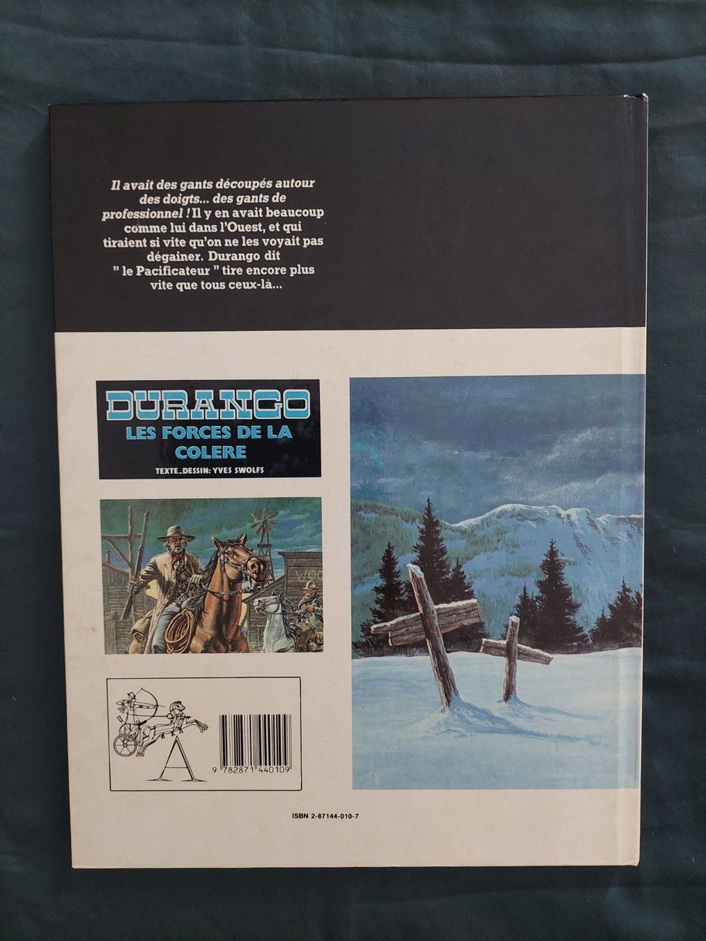 Fumetti: Durango T.1 Les Chiens Meurent en Hiver Ed. 1986 TBE – Usato da Genève venduto da Blu_BD 1