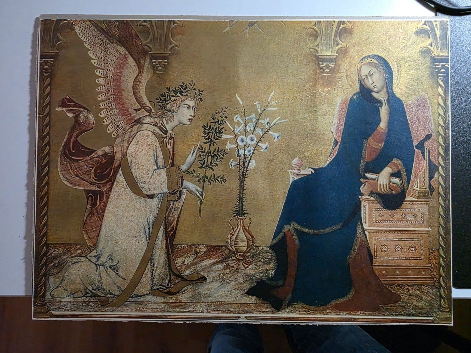 Foto & Immagini: Simone Martini Verkündigungsengel Bild Druck – Usato da Walterswil BE venduto da Lonitti