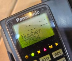 1980 Mobile Telephone Panasonic EB-2701 Autotelefon Japan