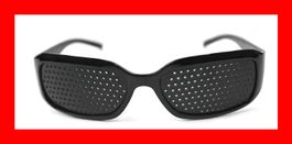 Lochrasterbrille Rasterbrille Pinhole Löcherbrille Glasses