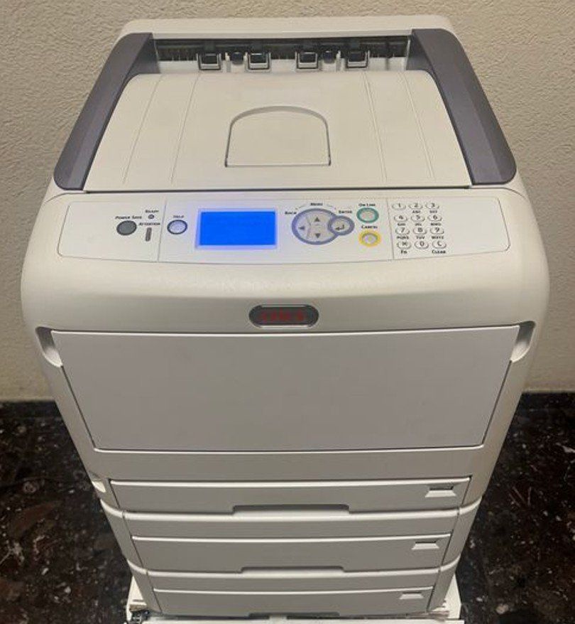 Oki Stampanti: Oki C841dn, A3/A4 Color Duplex / Netzwerk / USB Drucker – Usato da Glattbrugg venduto da copytron 2