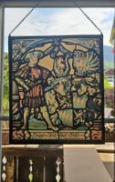 Bayerisches Wappen Glasbild "Bayern u Pfalz"