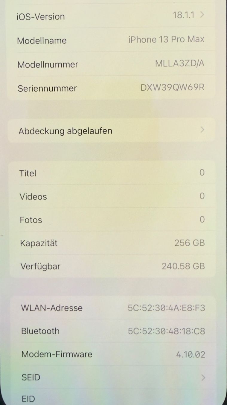 Apple Handys / Smartphones: iPhone 13 Pro Max 256 GB – Gebraucht aus Basel von stalders72 1