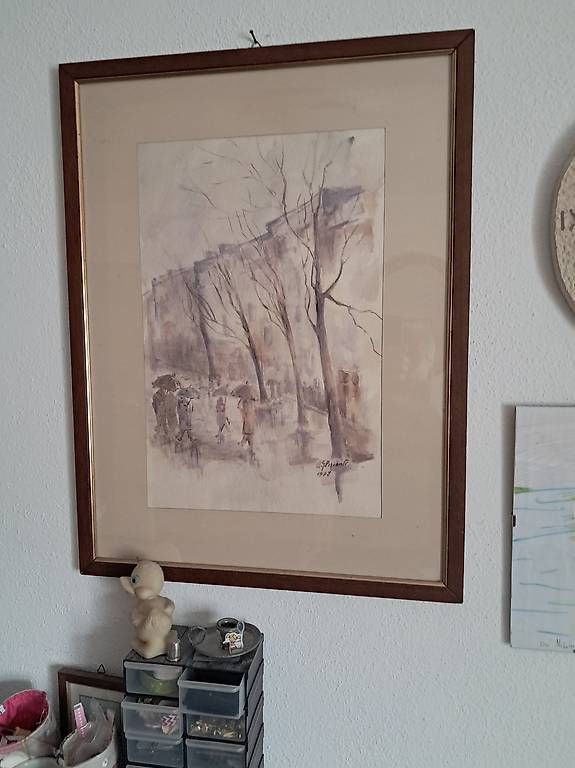 Dipinti: Quadro ,la pioggia . – Usato da Figino venduto da cau_pcd6