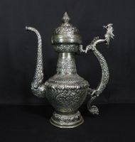 Tibet Teekanne mit Drachenhenkel