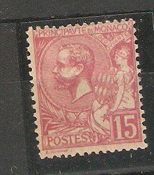 Tutti i francobolli: Monaco Nr.  15 * – Nuovo (secondo la descrizione) da Lausanne venduto da Whorvath