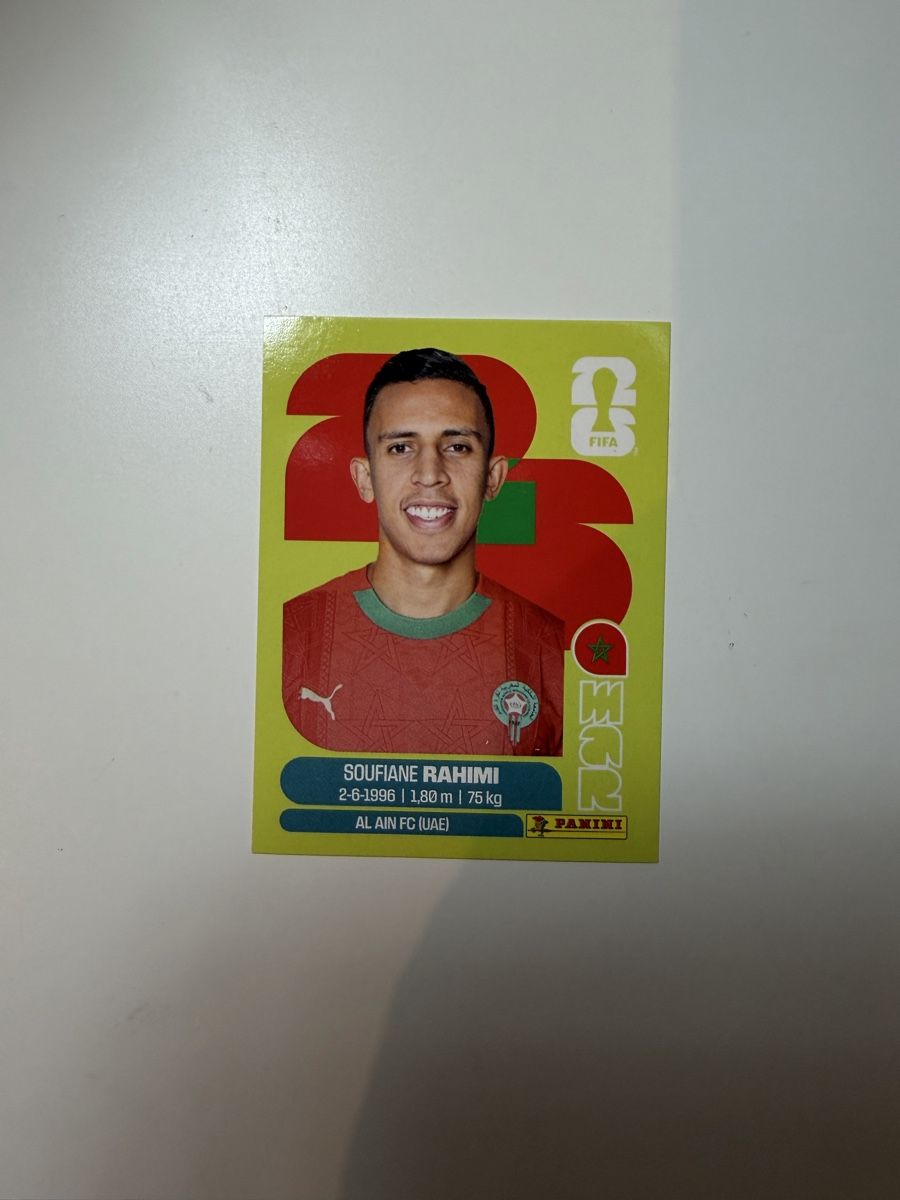 Panini Sammelbilder & Trading cards: Panini FIFA Soufiane Rahimi, MAR 18 – Neu (gemäss Beschreibung) aus Benglen von Belen.abr
