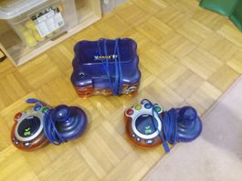 Vtech Lernkonsole blau mit 1 oder 2 Controllern gebraucht