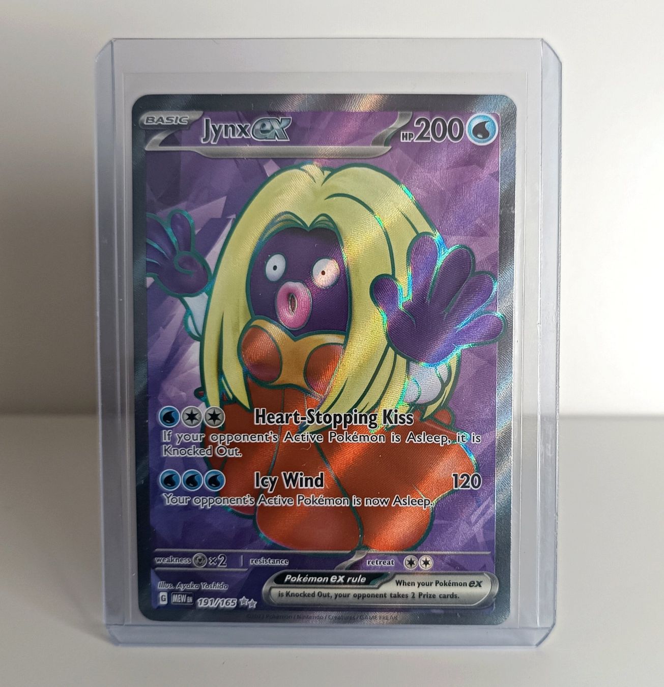 Pokémon Carte collezionabili: Jynx ex 191/165  Pokemon 151 EN MINT – Nuovo (secondo la descrizione) da Muraz (Collombey) venduto da Carddealerswis