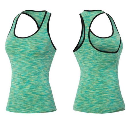 Neuwertiges Damen Sport Top grün für Gr. XS/S - 224242