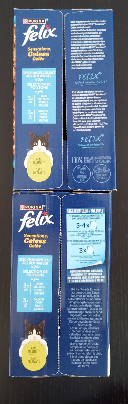Futter: Katzenfutter Felix Sensations Gelees – Neu und originalverpackt aus Schliern b. Köniz von Schnumy 2