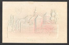 Olten Altstadt Reliefkarte dreidimensional