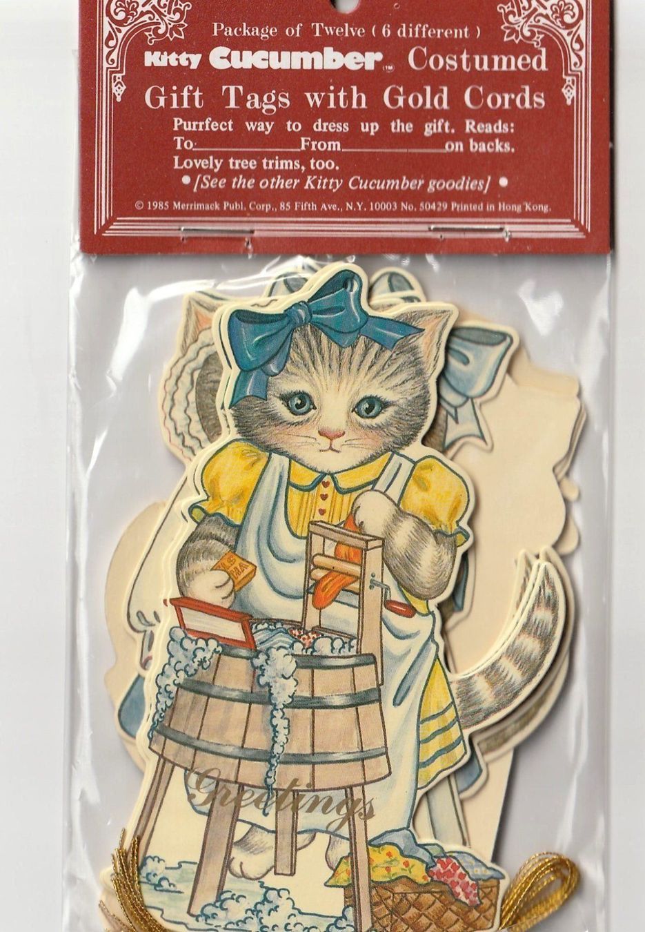 Tutte le decorazioni: 12 Geschenkanhänger mit Katzen – Nuovo e nell'imballaggio originale da Kriens venduto da Kraeutergarten 3