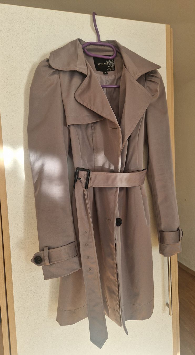 Cappotti: Manteau trench coat gris taille 36/38 – Nuovo (secondo la descrizione) da Versoix venduto da aline_b 2