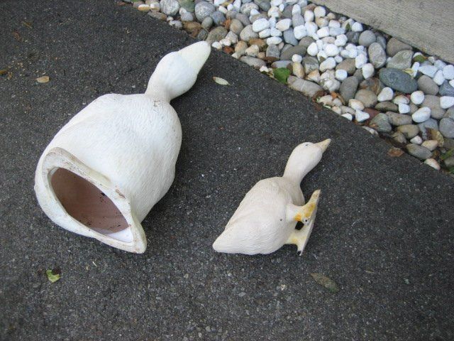 Statuette: 2 Enten / Gänse aus Ton – Usato da Winterthur venduto da Lunaticalpha1 6