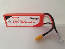 KingTech Turbinen-Akku LiFe 3800mAh 3S 9.9V 25C