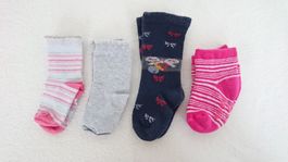 4 Paar Baby Girl Socken Gr. 15-18