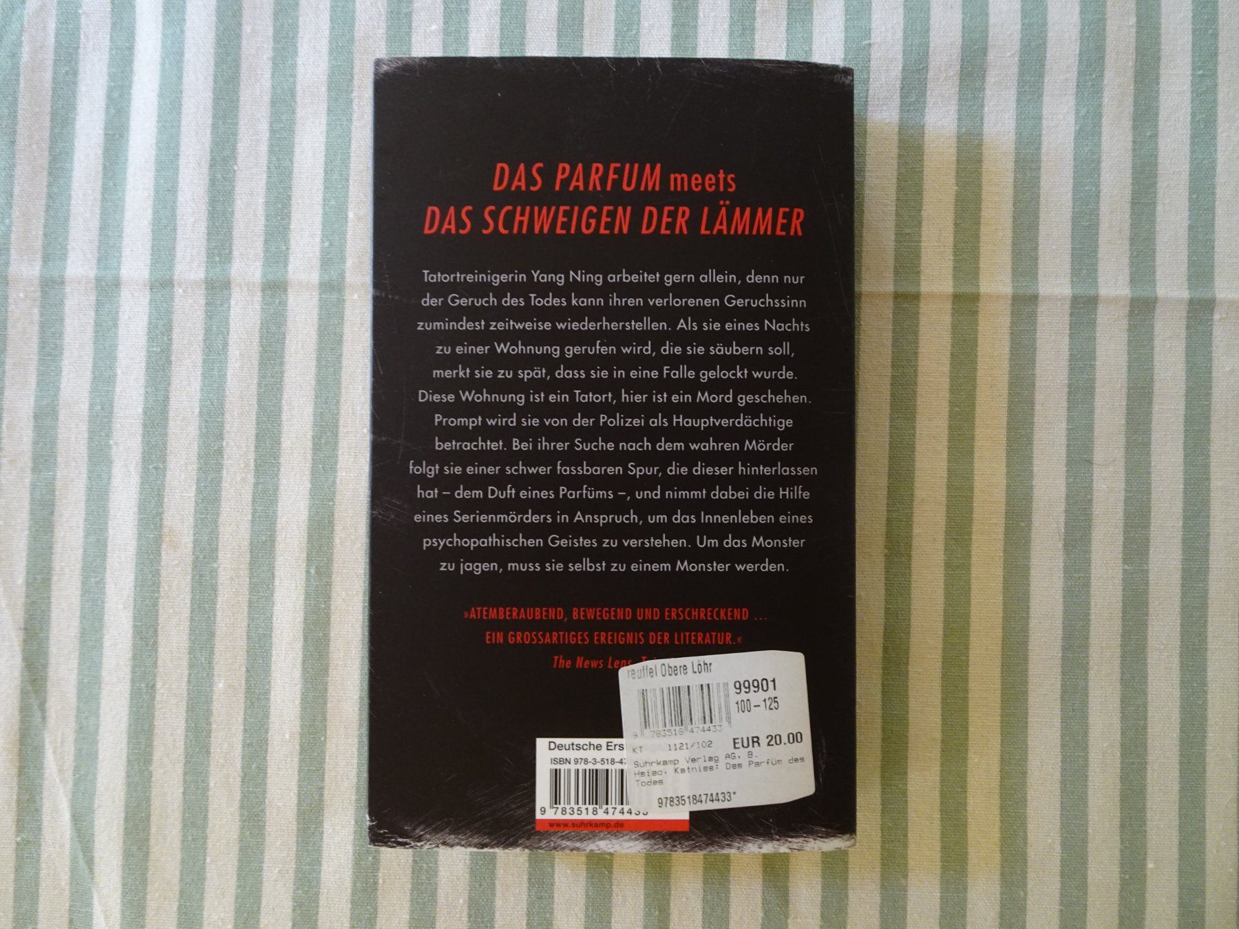 Libri: Katniss Hsiao - Das Parfüm des Todes - B316 – Usato da Küssnacht am Rigi venduto da Bookslove-Divers 1