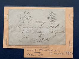 Lettre ancienne Philippeville Algérie 22 novembre 1864