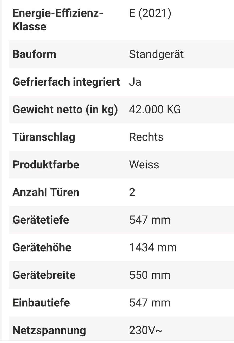 AEG Frigoriferi: Kühlschrank AEG ADT2304 rechts – Usato da Seuzach venduto da Megane1 7