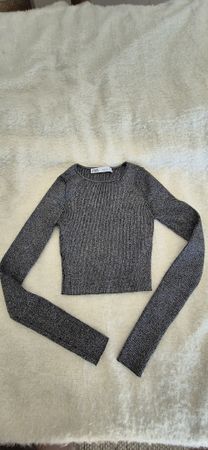 ZARA Kleid Langarm Crop Top Grösse S und Rock Grösse XS