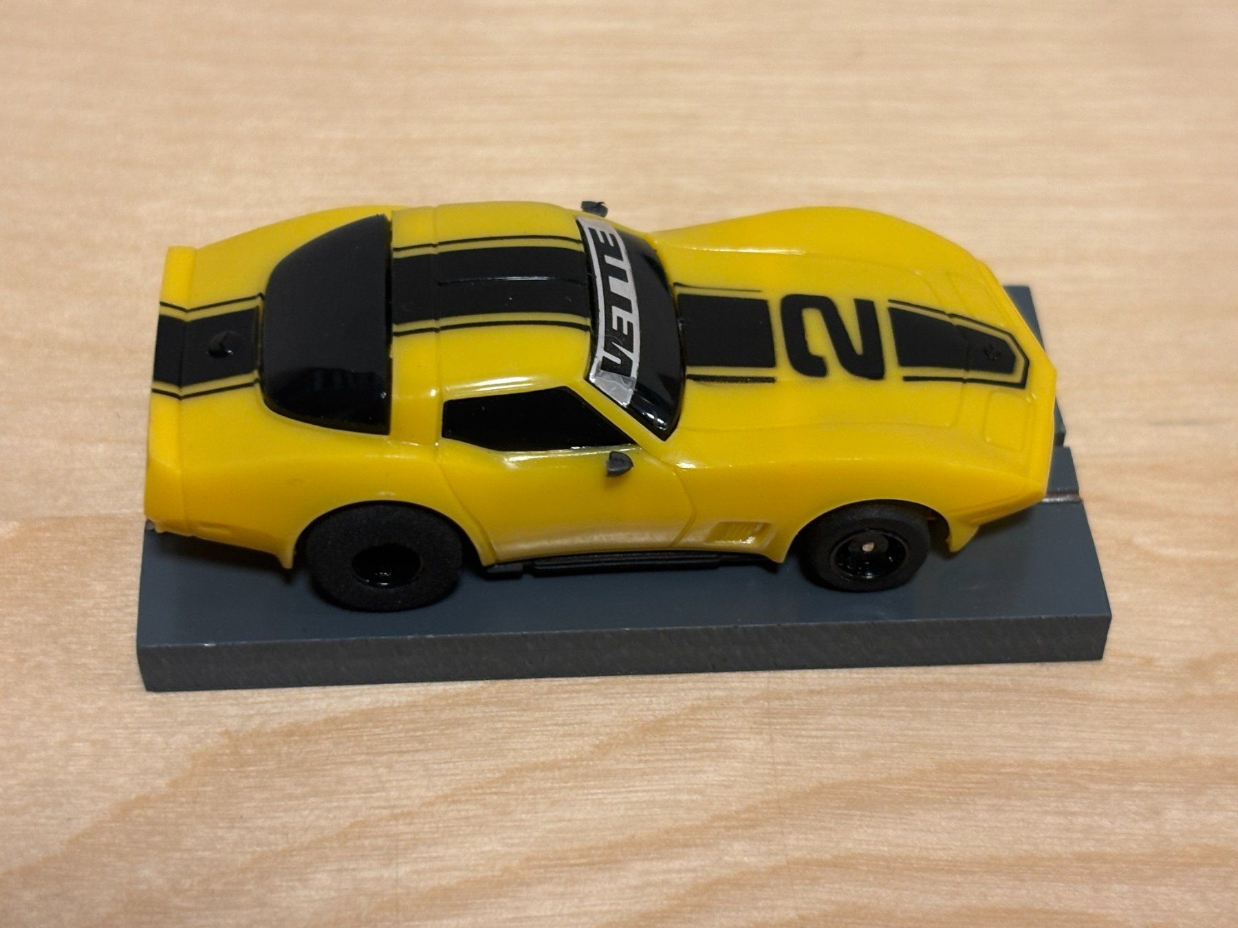 Tyco Piste: Tyco Corvette gelb/schwarz #2 – Usato da Bülach venduto da h0slotch 5