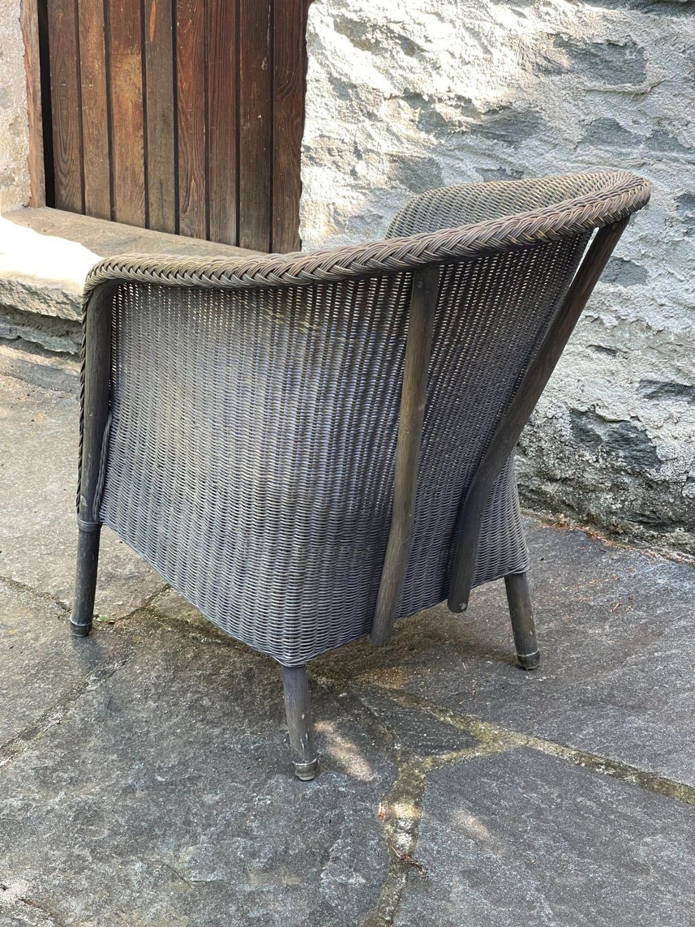 Poltrone: 2 Sessel, geflochten, blau – Usato da Zürich venduto da kaufen.und.verkaufen 1