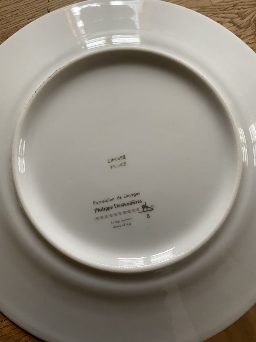 Teller: 6 Dessertteller Limoges Philippe Deshoulières – Gebraucht aus Flawil von Naphtali 4