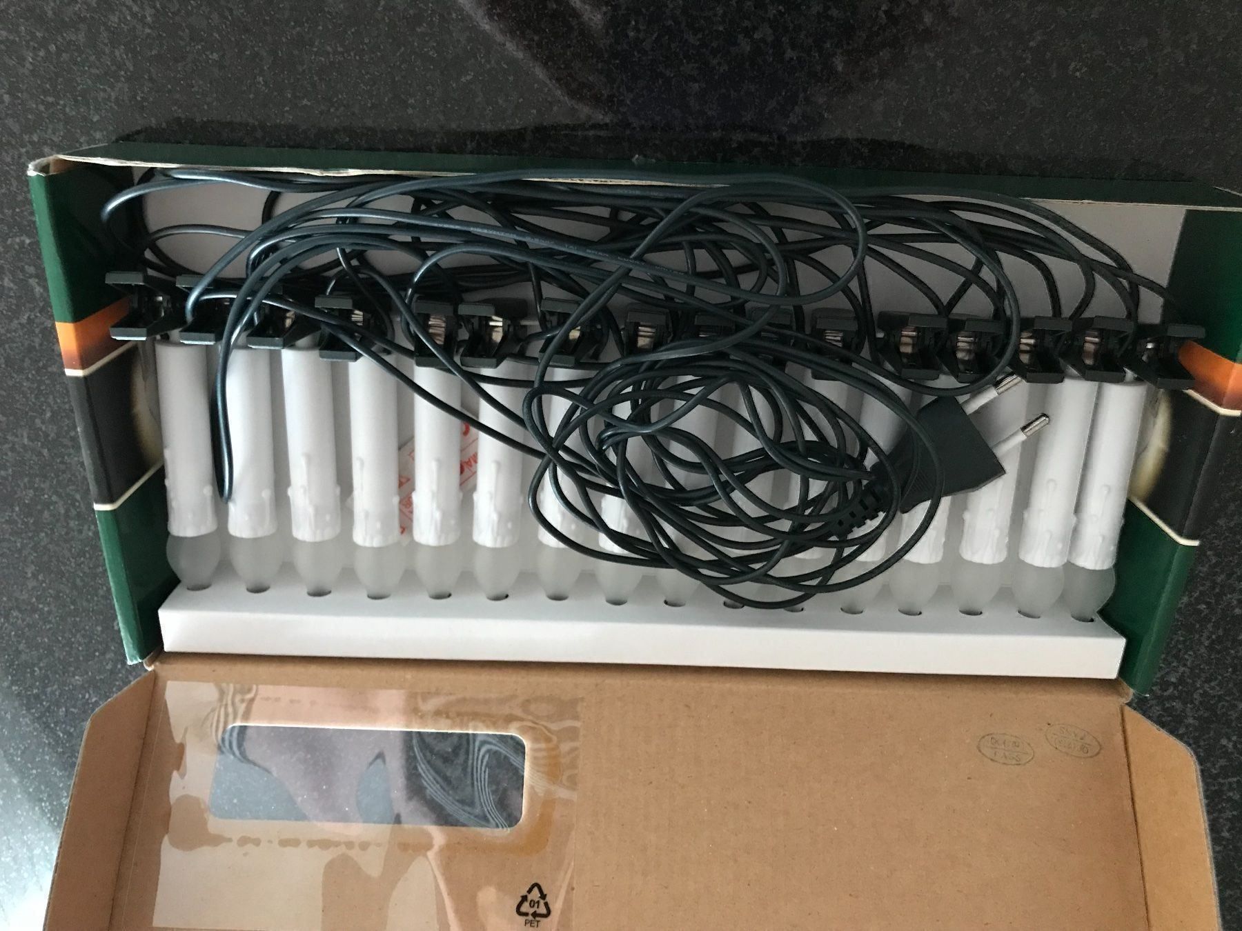 Ghirlande e barre luminose: Guirlande Electrique/ Baumkerzen LUMINEO – Usato da Arzier-Le Muids venduto da WinT078 1