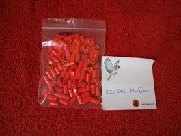 100 Stück Orange Muffen von Märklin Gebraucht siehe Bilder.