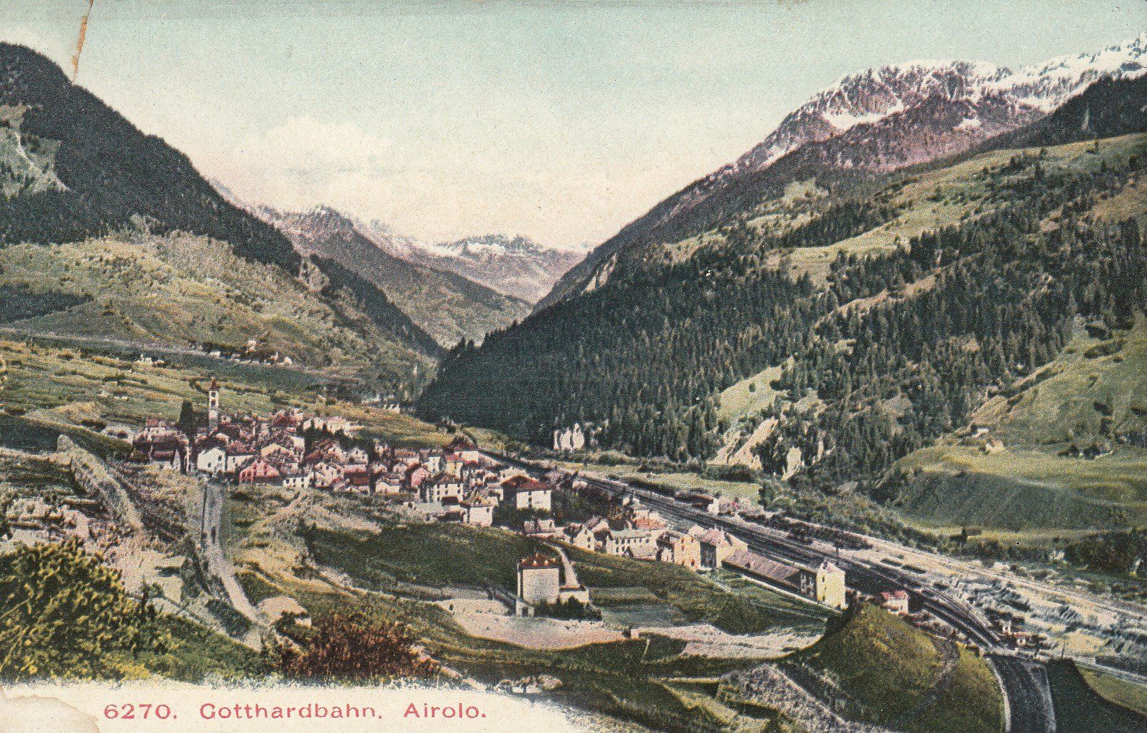 Cartoline postali: Airolo  TI – Usato da Brig venduto da Valcards54