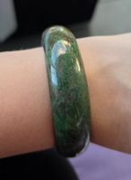 Rubin in Zoisit Armreif 64 mm✨💚❤️