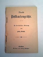 Antikes Buch - Neueste Postkartengrüsse