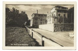 Silvaplana (GR) Engadin - Hotel Sonne - echt Foto-AK - 1934