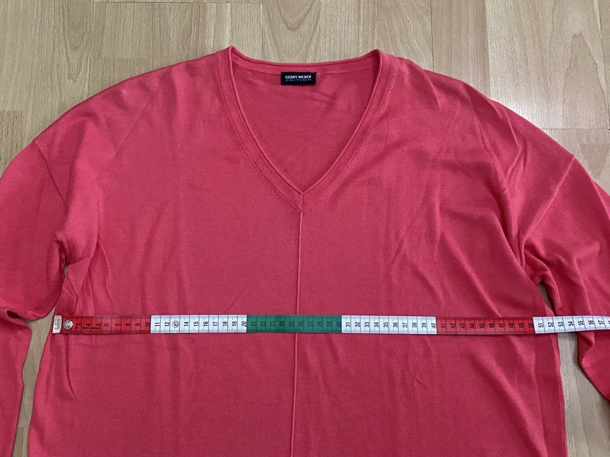 Gerry Weber Maglioni & Felpe: Gerry Weber Pullover Gr.L himbeer-rot Baumwolle  – Nuovo (secondo la descrizione) da Buochs venduto da H16 6