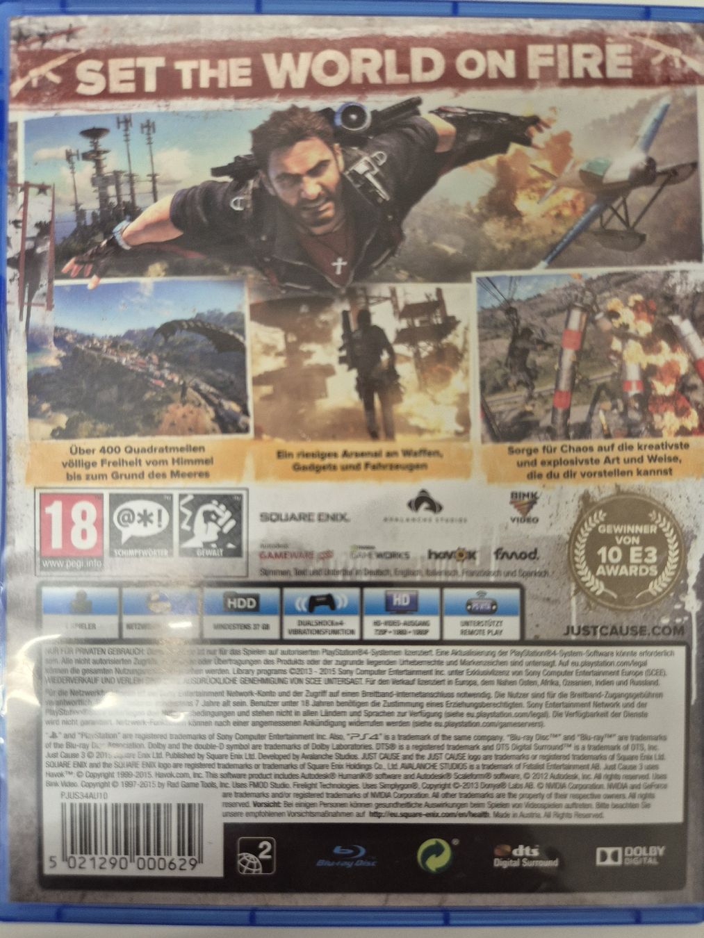 Sony Jeux: ps4 game,  just cause 3 – D'occasion à Bassersdorf par bassi02 2