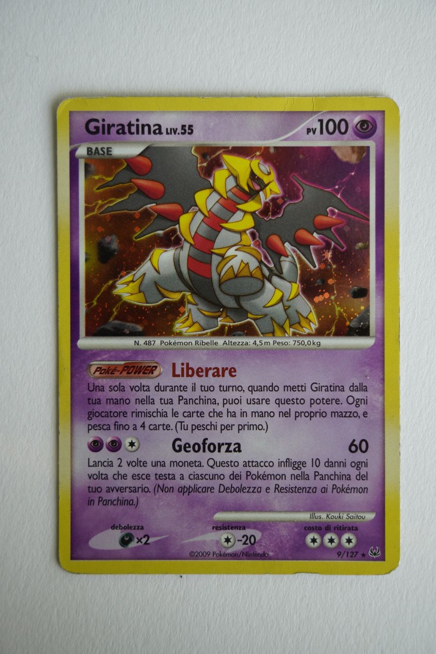 Pokémon Carte collezionabili: Giratina #9 Pokemon Platinum – Usato da Novaggio venduto da koc_9xw9