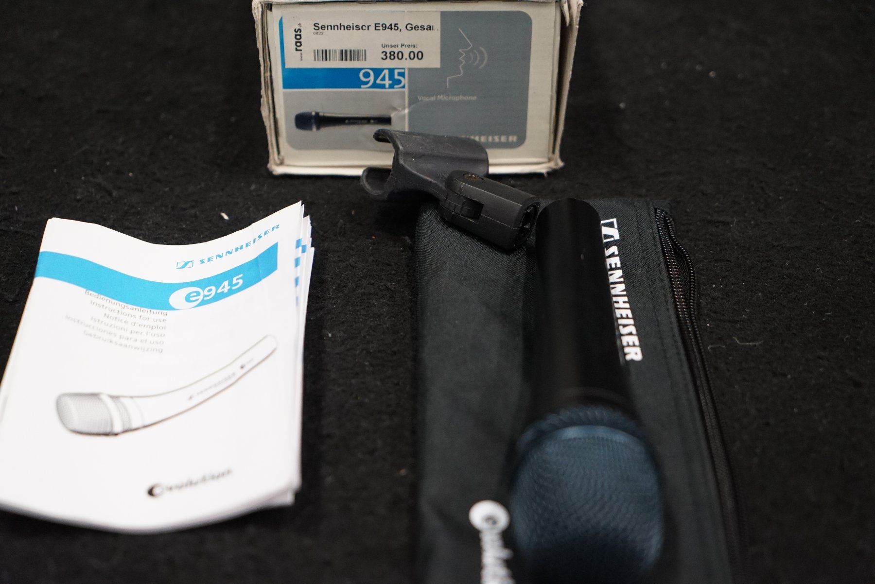 Microfoni: Sennheiser E 945 Hand Gesangs-Mikrofon – Usato da Ortschwaben venduto da Musictrade