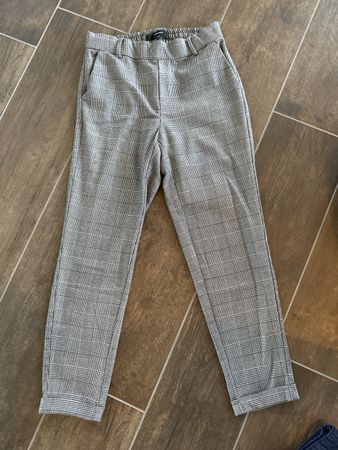 Pantalon gris à carreaux VERO MODA XS/30
