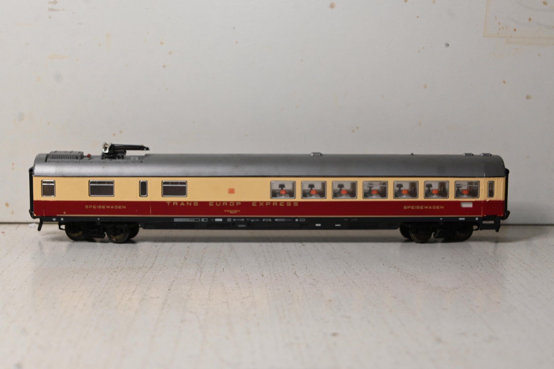 Fleischmann Modellini di ferrovie: TEE Speisewagen Fleischmann HO/DC ohne OVP – Usato da Laupen ZH venduto da Zmoewe 4