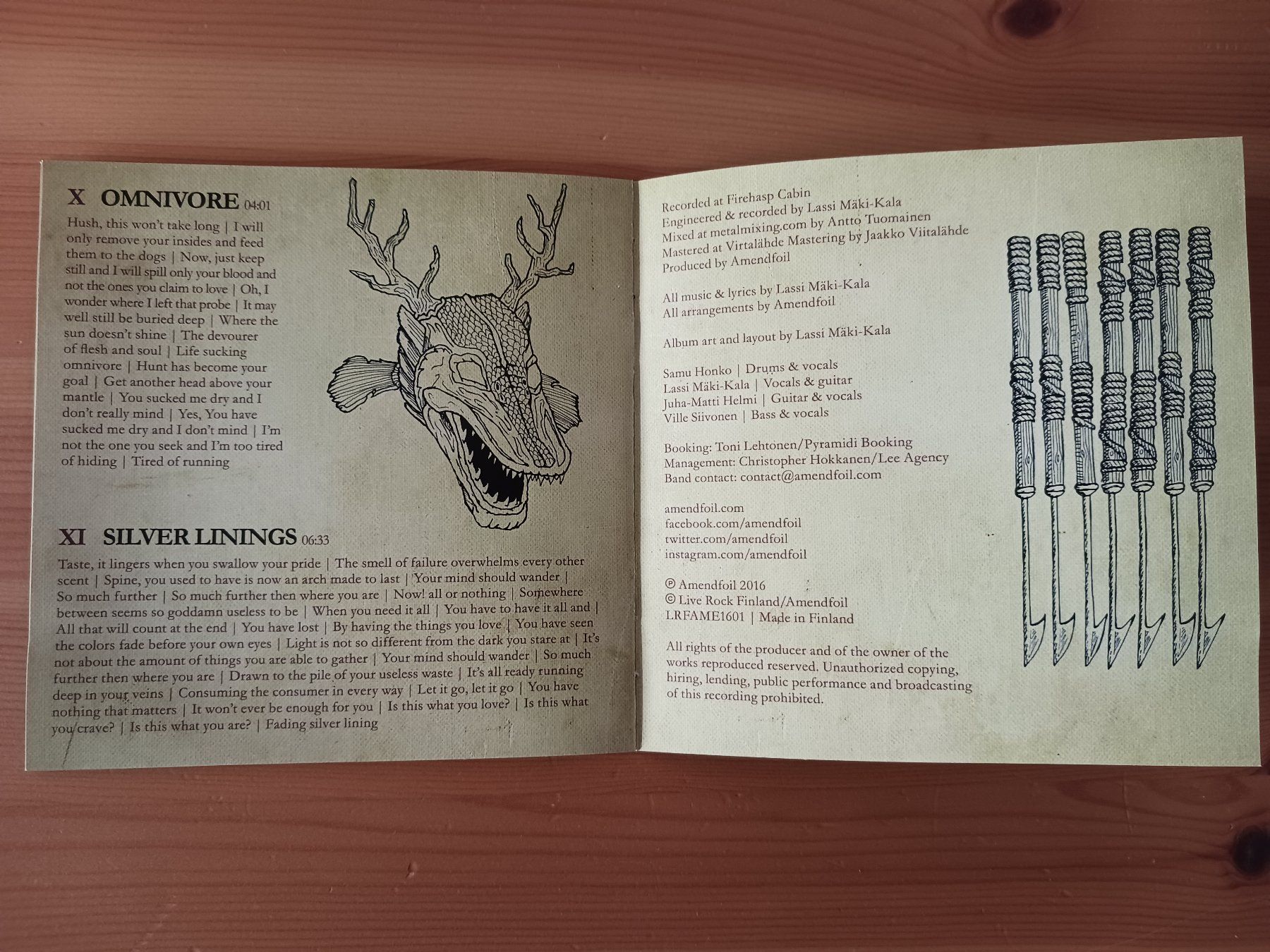 CD: Amendfoil - Empyrean & Ophidian, CD – Usato da St. Gallen venduto da KCC 5