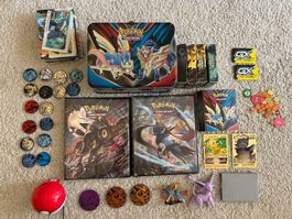 Pokémon Karten, Hüllen, Heft, Figuren, Münzen,Selten Karten