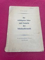 Antik 1948 die wichtigsten Sätze und Formeln der Schulmathe
