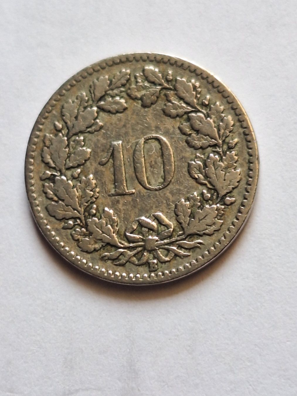 Alle Münzen: 10cts 1908 – Gebraucht aus Couvet von zeze03 1