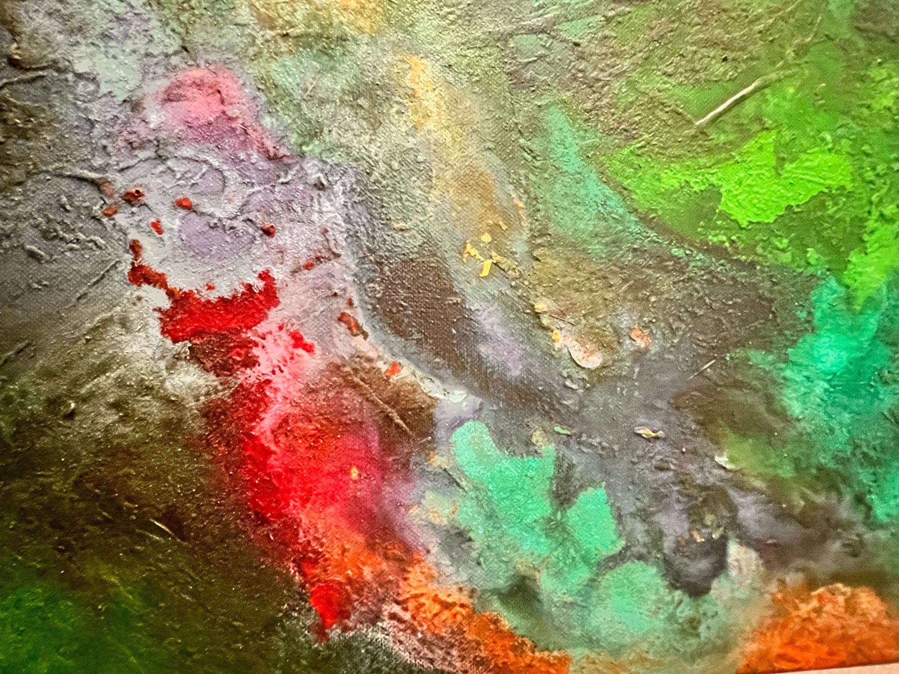 Dipinti: Andrea Scacciotti - Malerei auf Leinwand - Material abstrakt – Usato da Ponte Tresa venduto da 11GalleriaAlterEgo11 9